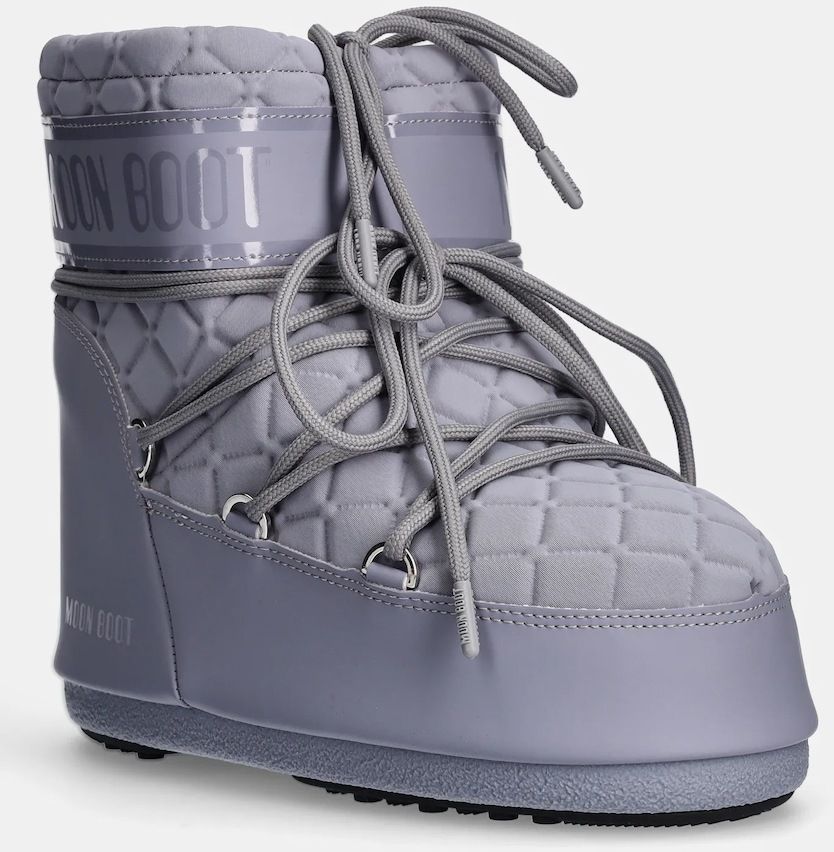 Snehule Moon Boot MB ICON LOW QUILT šedá farba, 80D1409540 H006
