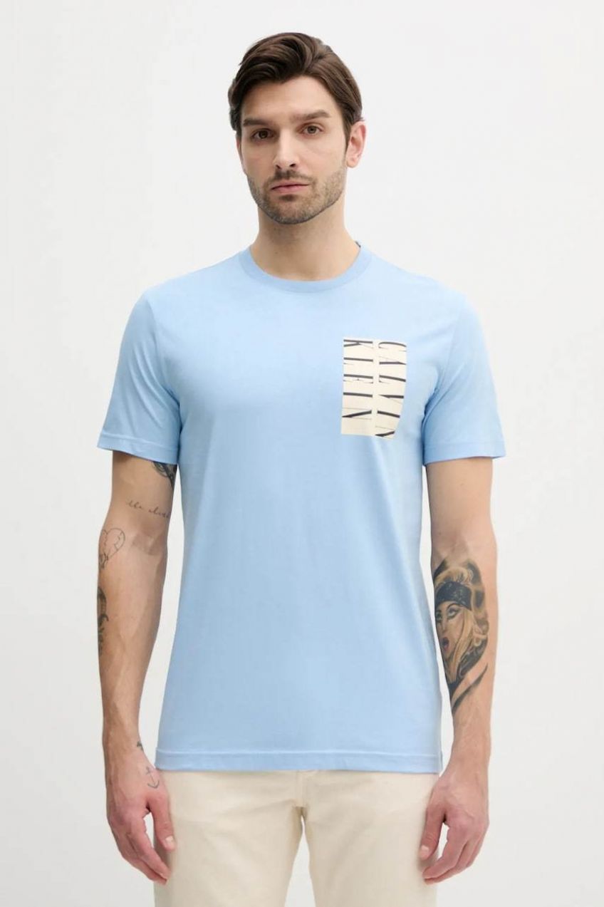 Bavlnené tričko Calvin Klein Jeans pánske, s potlačou, J30J327474