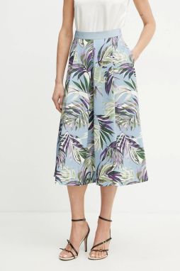 Sukňa MAX&Co. šedá farba, midi, áčkový strih, 2516101043200