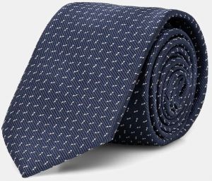 Kravata s prímesou hodvábu Calvin Klein bordová farba, CK2111E004
