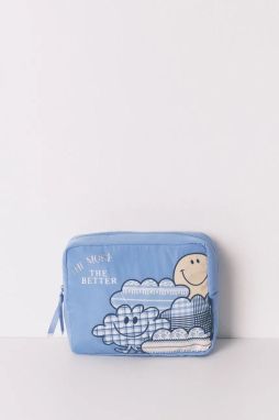 Kozmetická taška women'secret modrá farba, 4842032