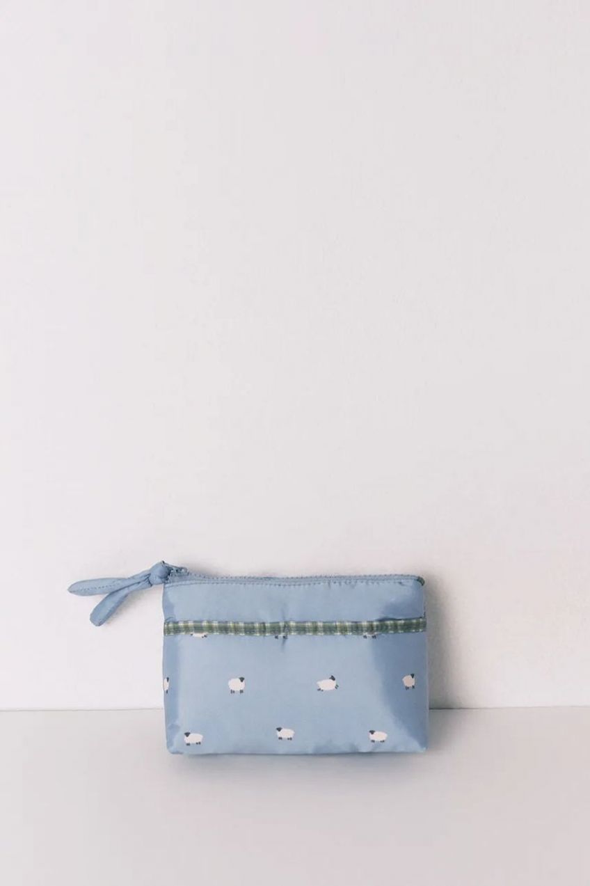 Kozmetická taška women'secret modrá farba, 4842036