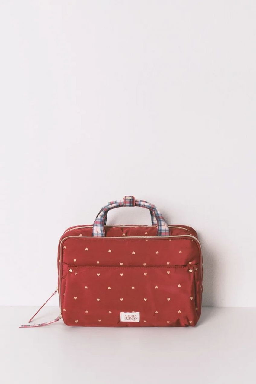 Kozmetická taška women'secret červená farba, 4842057