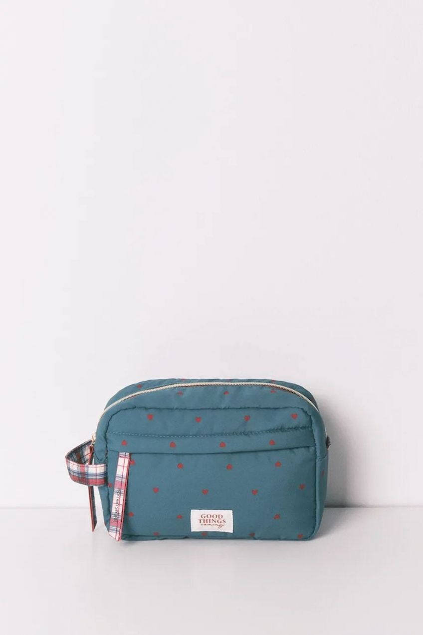 Kozmetická taška women'secret zelená farba, 4842058