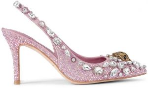 Lodičky Kurt Geiger London Belgravia C High Sling ružová farba, 5385853609