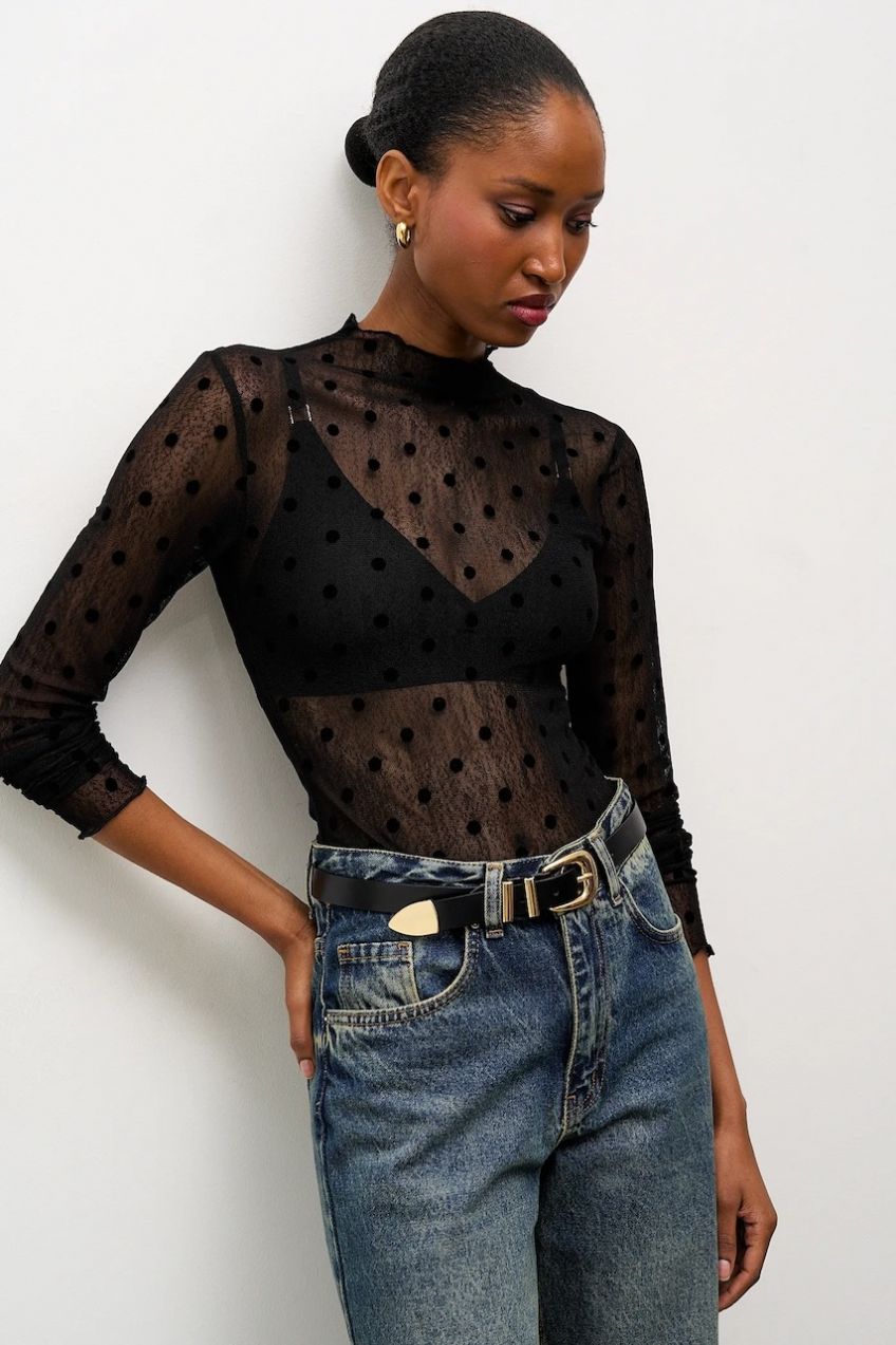 Blúzka Answear.LAB čierna farba, jednofarebná