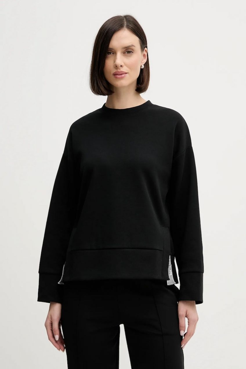 Mikina Joop! čierna farba, jednofarebná, 30100031