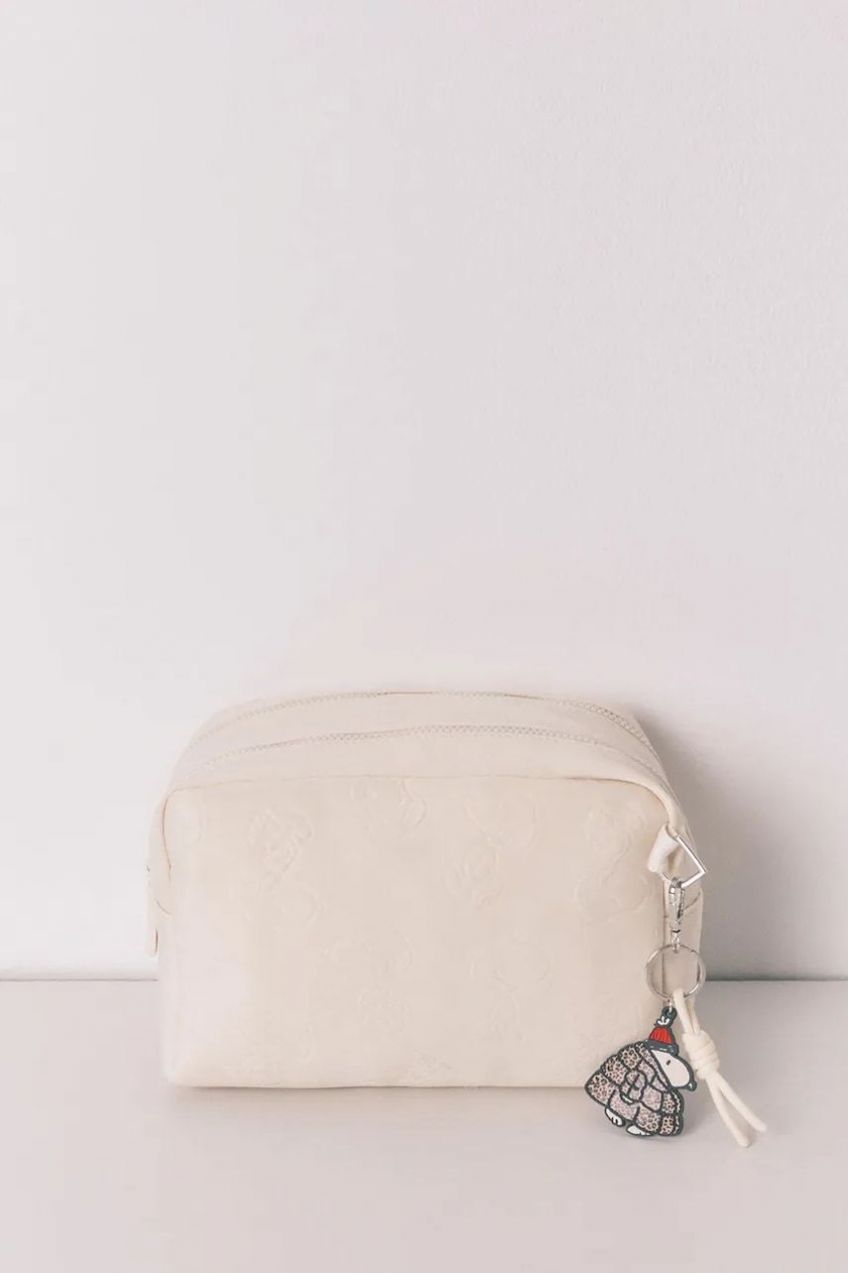 Cestovná kozmetická taštička women'secret x SNOOPY béžová farba, 4842037