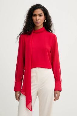 Blúzka Marella MLTCRESTA červená farba, jednofarebná, 2613111053200