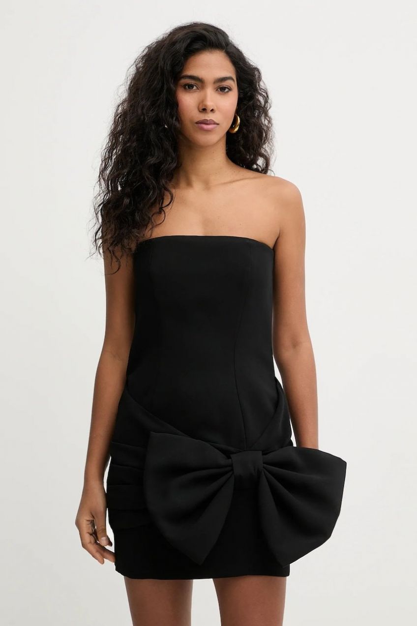 Šaty Marella MLTEDITORE čierna farba, mini, priliehavé, 2613221013200