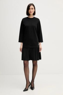 Šaty Joop! čierna farba, mini, rovný strih, 30100162