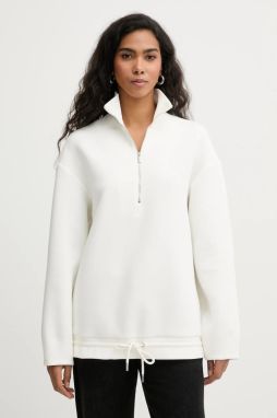 Mikina MM MADIA béžová farba, jednofarebná, 2616921047600