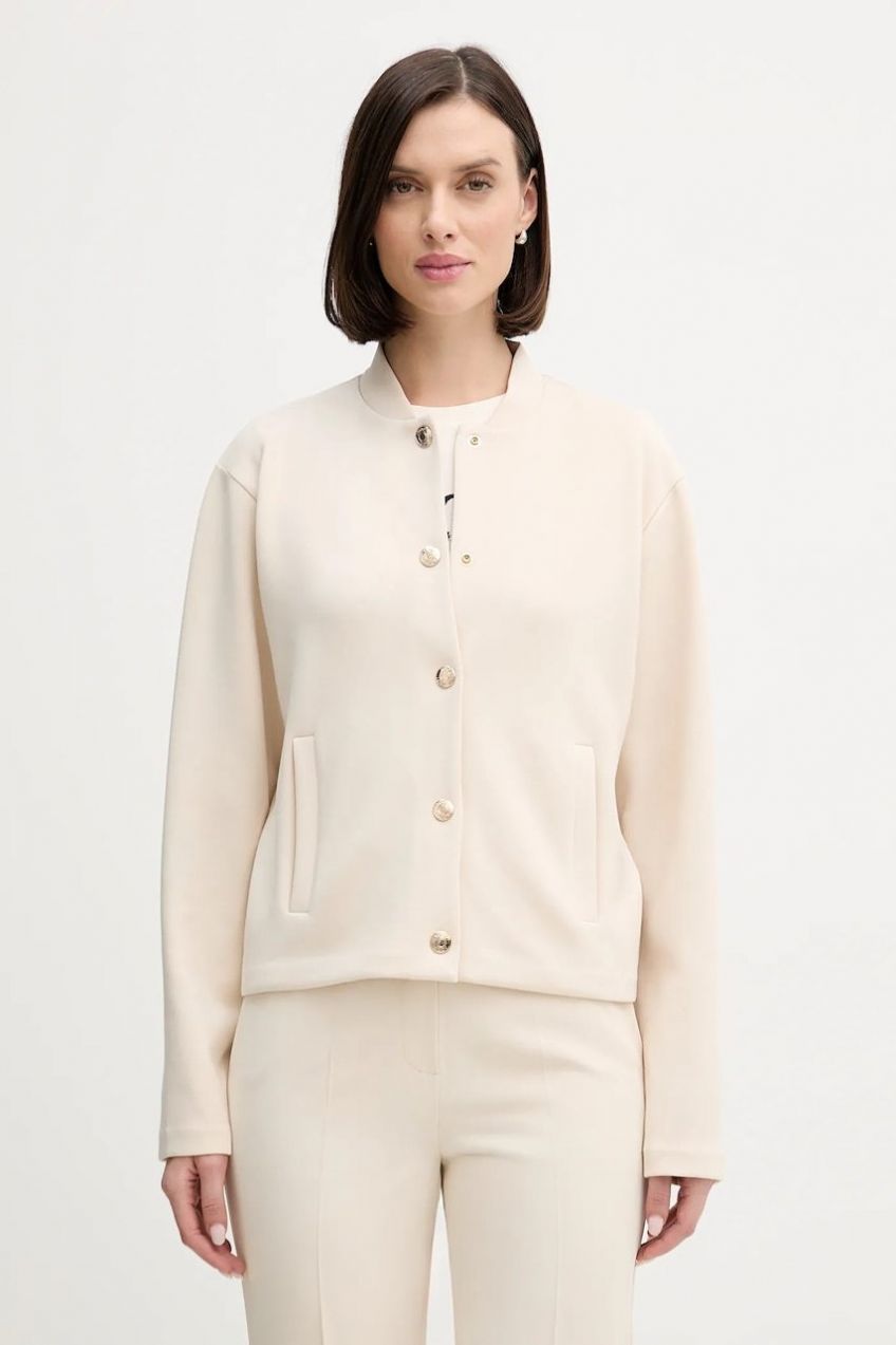 Mikina Joop! béžová farba, jednofarebná, 30100415