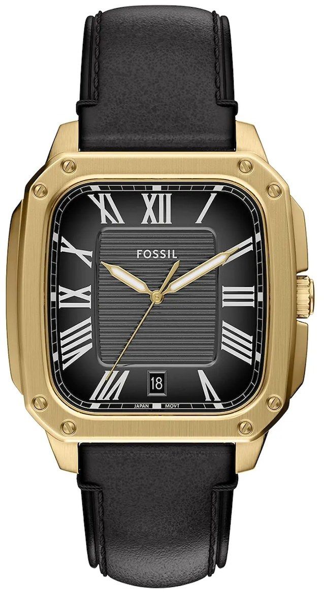Hodinky Fossil pánske, čierna farba, FS6151