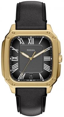 Hodinky Fossil pánske, čierna farba, FS6151