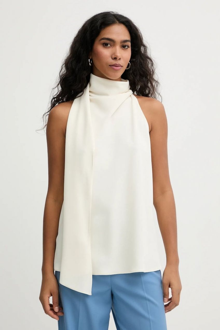 Blúzka Marella MLTDALMATA béžová farba, jednofarebná, 2613161023200