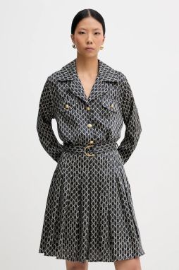 Šaty Marciano by Guess ELIDA tmavomodrá farba, mini, áčkový strih, 6RGK30 7435A