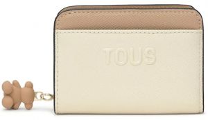 Peňaženka Tous Doble Audree dámska, béžová farba, 2002360501