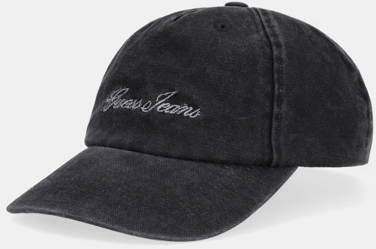 Džínsová šiltovka Guess Jeans čierna farba, M5BZ09 W4061