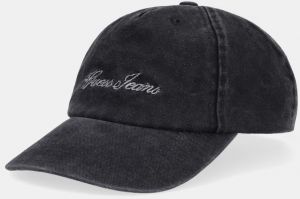 Džínsová šiltovka Guess Jeans čierna farba, M5BZ09 W4061