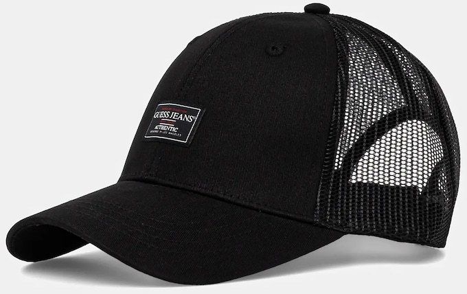 Bavlnená šiltovka Guess Jeans čierna farba, M5GZ05 WF8V1