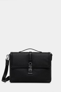 Kožená taška Michael Kors čierna farba, 33R6LHDA9L
