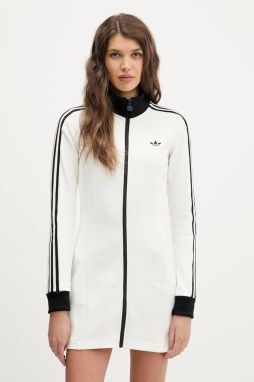 Šaty adidas Originals béžová farba, mini, priliehavé, KD3771