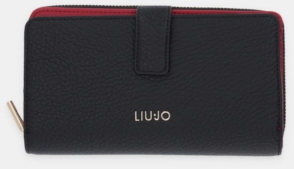 Peňaženka Liu Jo dámska, čierna farba, AA6201 E1109