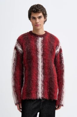 Sveter The Ragged Priest červená farba, teplé, RPAW252017KW