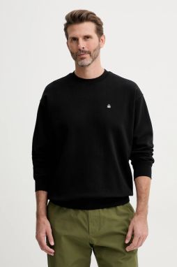 Bavlnená mikina United Colors of Benetton pánska, jednofarebná, 342ZU1093