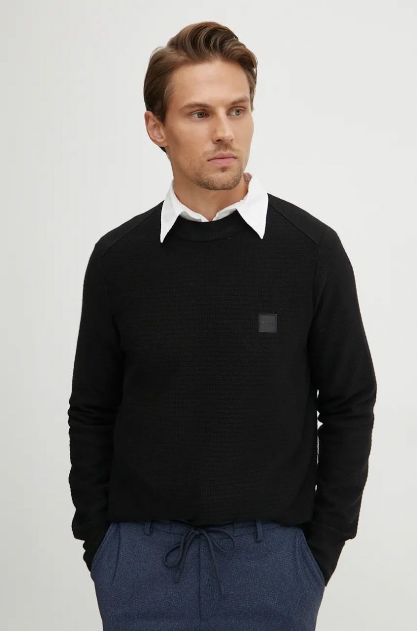 Sveter s prímesou kašmíru Boss Orange Anion_S