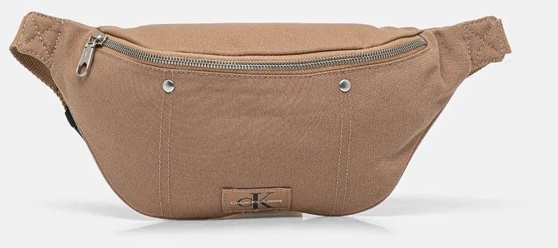 Ľadvinka Calvin Klein Jeans hnedá farba, K50K512552