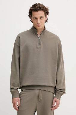 Bavlnená mikina HUGO Durty244 fialová farba, jednofarebná, 50525881