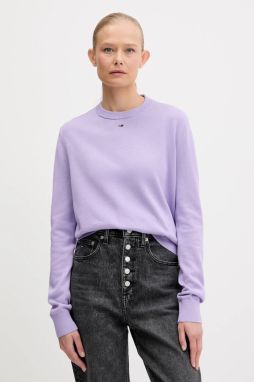 Bavlnený sveter Tommy Jeans ľahké, DW0DW20159