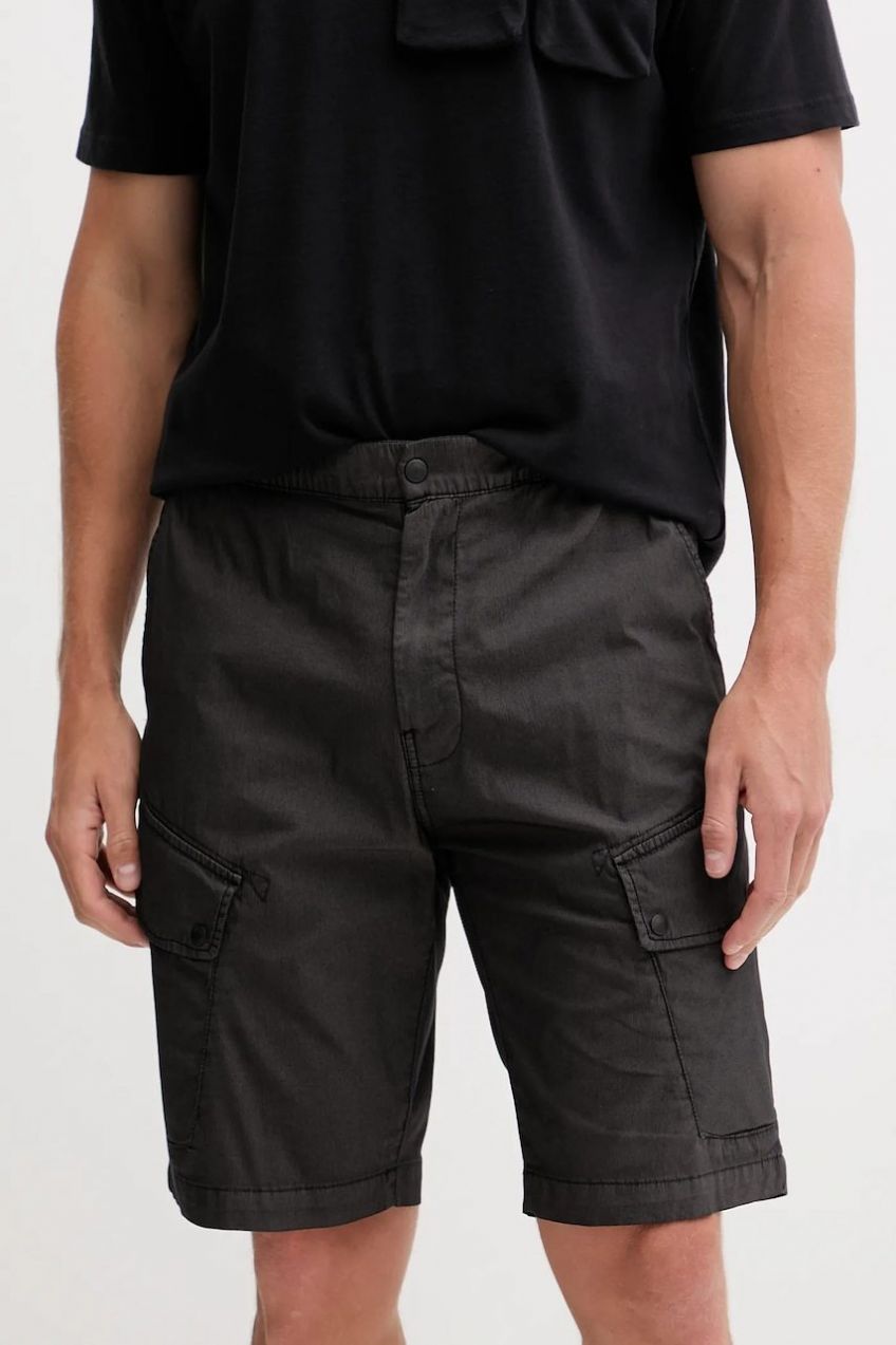 Šortky Napapijri N-Senio pánske, hnedá farba, NP0A4IME9411