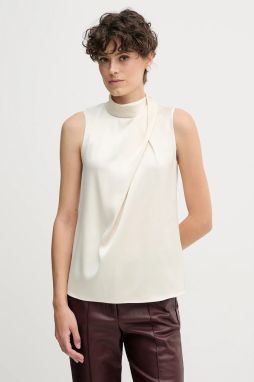 Blúzka Sandro Ferrone béžová farba, jednofarebná, S22YBFLOGICA