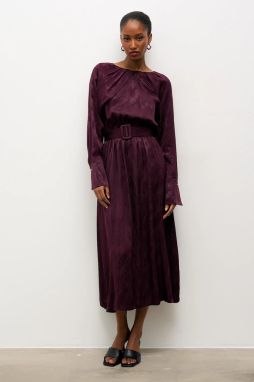 Šaty Answear.LAB bordová farba