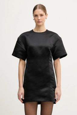 Šaty IBlues DOGMA čierna farba, mini, priliehavé, 2527226025200