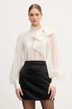 Blúzka IBlues EDRO béžová farba, jednofarebná, 2527116015200