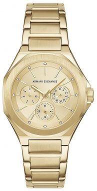 Hodinky Armani Exchange dámske, zlatá farba, AX4624