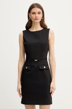 Šaty Marciano by Guess SYBIL čierna farba, mini, rovný strih, 6RGK17 7311A