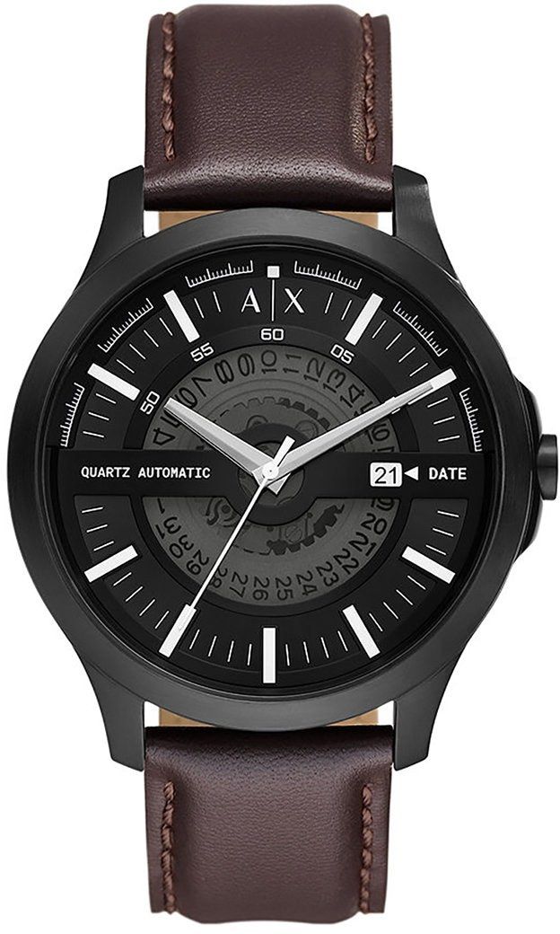 Hodinky Armani Exchange pánske, čierna farba