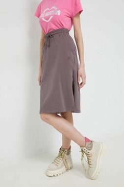 Sukňa Fila šedá farba, mini, puzdrová