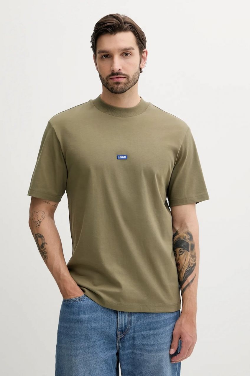 Bavlnené tričko Hugo Blue Nieros