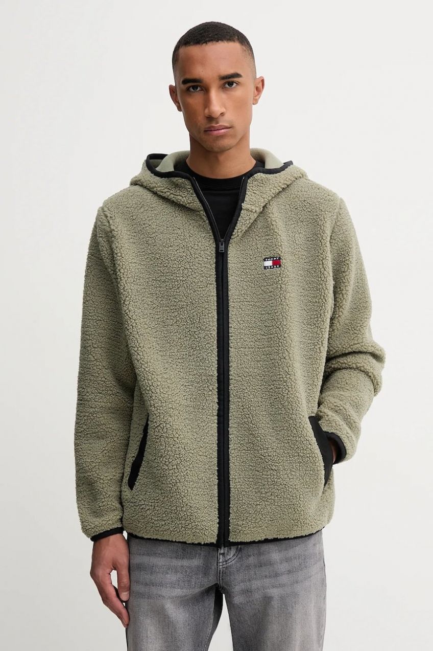 Fleecová mikina Tommy Jeans