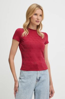 Tričko Guess dámske, čierna farba, W4BI26 J1314