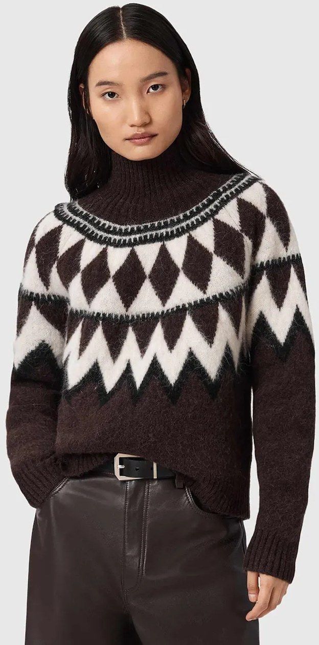 Sveter s prímesou vlny AllSaints TARA