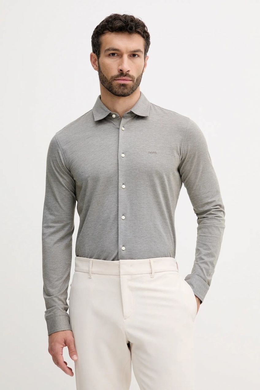 Bavlnená košeľa BOSS Orange Mysoft_2_M