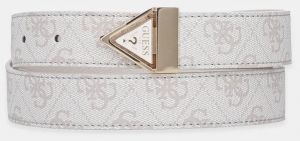 Obojstranný opasok Guess NOELLE dámsky, béžová farba, BW9224 P5230