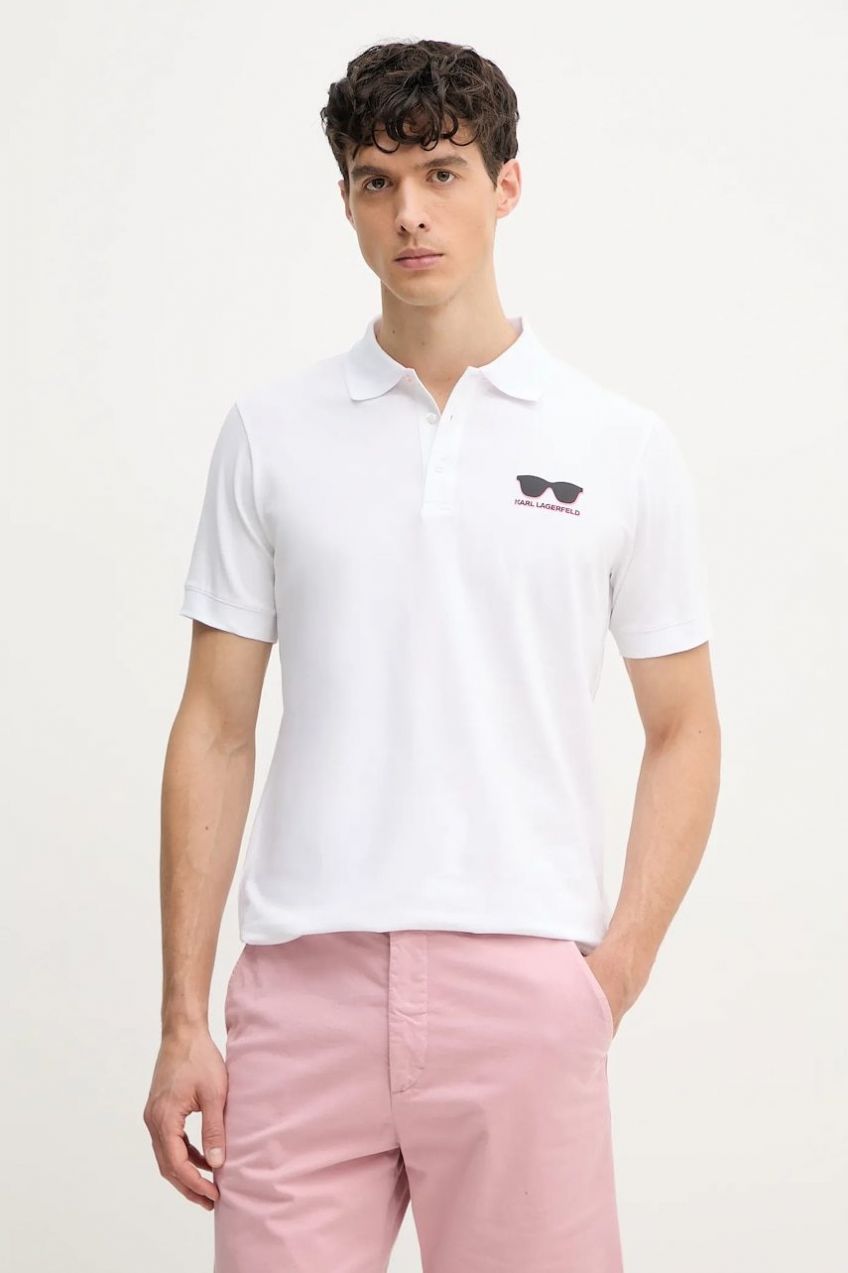 Polo tričko Karl Lagerfeld